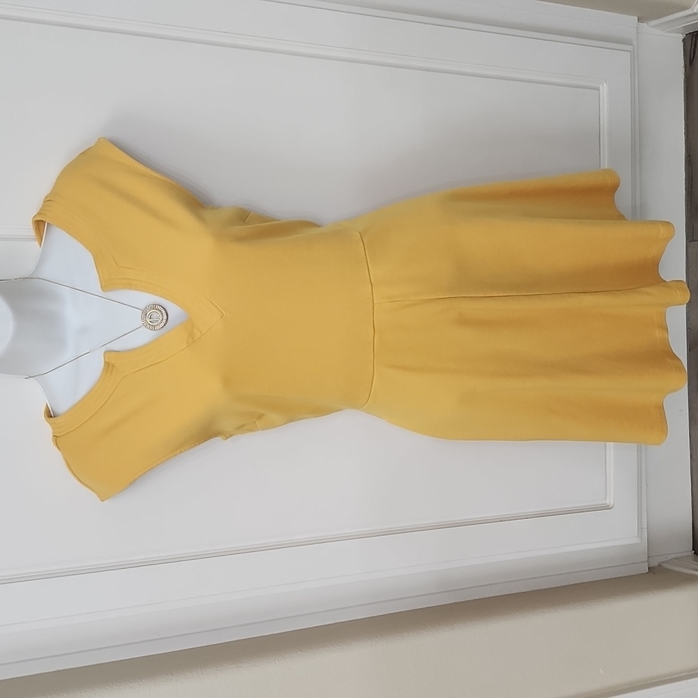 New York & Co yellow Dress size PM